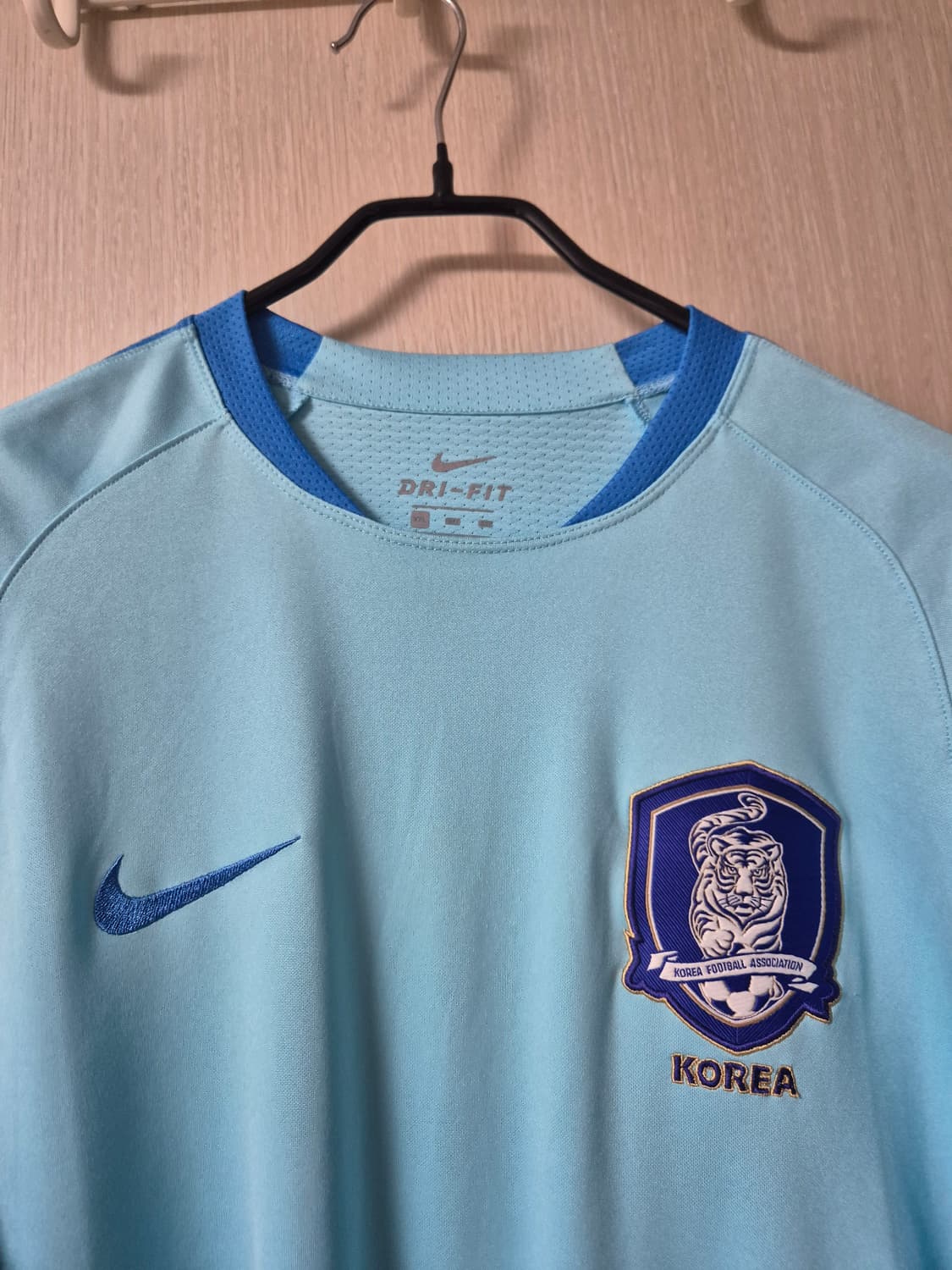16-18 대한민국 축구 국가대표 반팔 트레이닝탑 110 상품이미지4