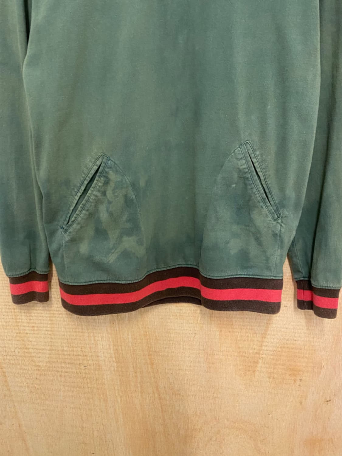 STUSSY bleach washed collar t-shirts 스투시 상품이미지5