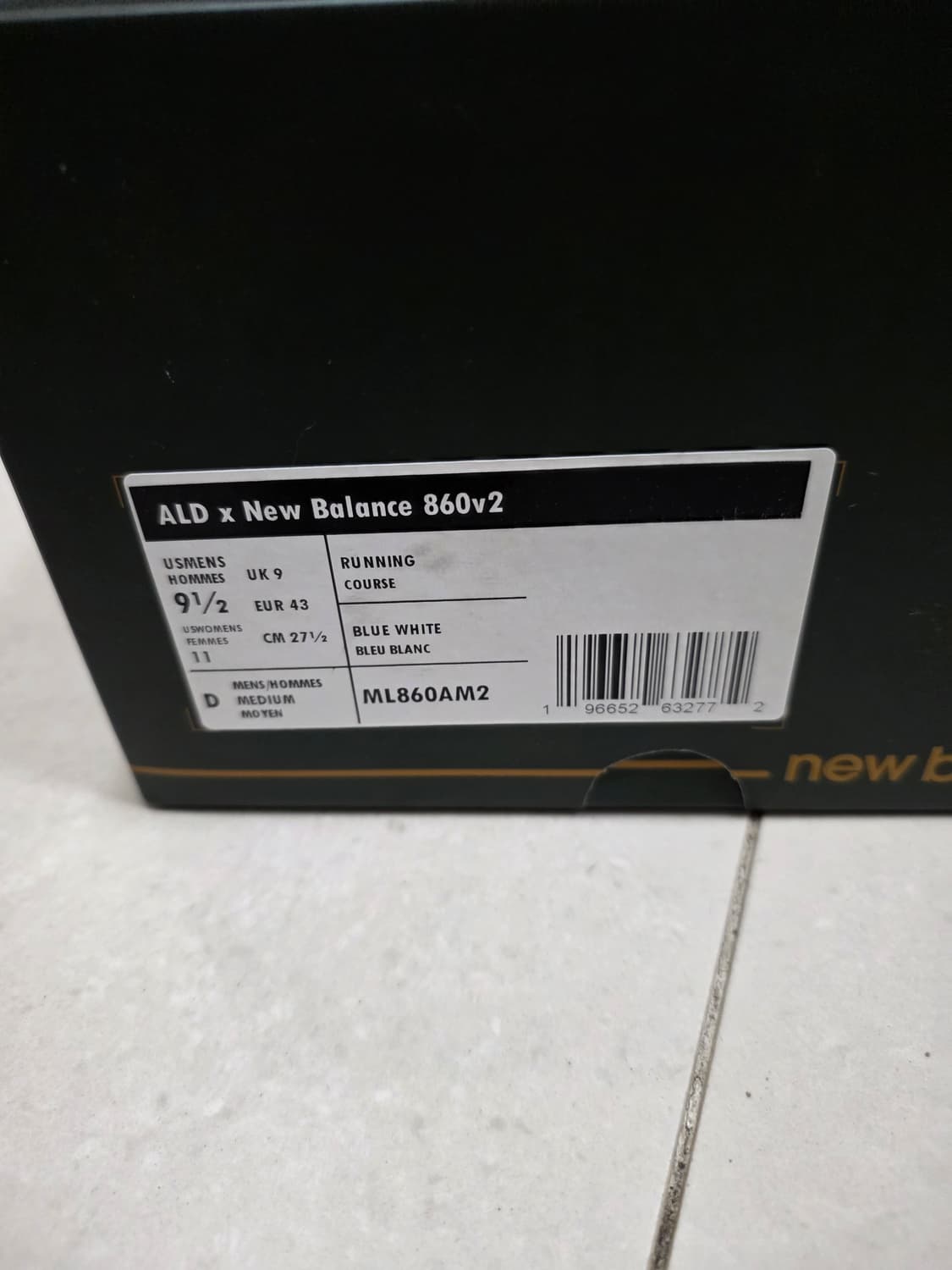 뉴발란스 x 에메 레온 도르 860v2 블루 275 상품이미지6