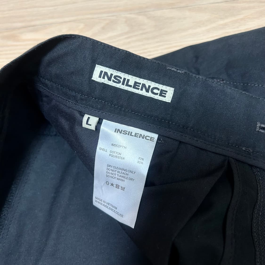 인사일런스 어반 치노 팬츠 black 상품이미지3