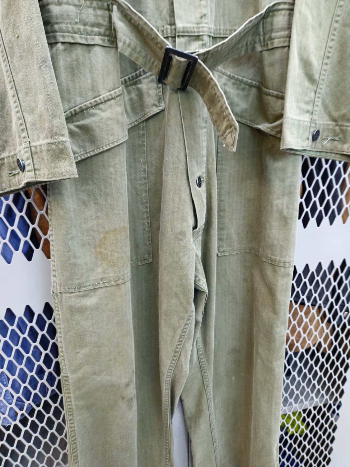 1950's WW2 13star Coverall 38R 커버올 미군 상품이미지7