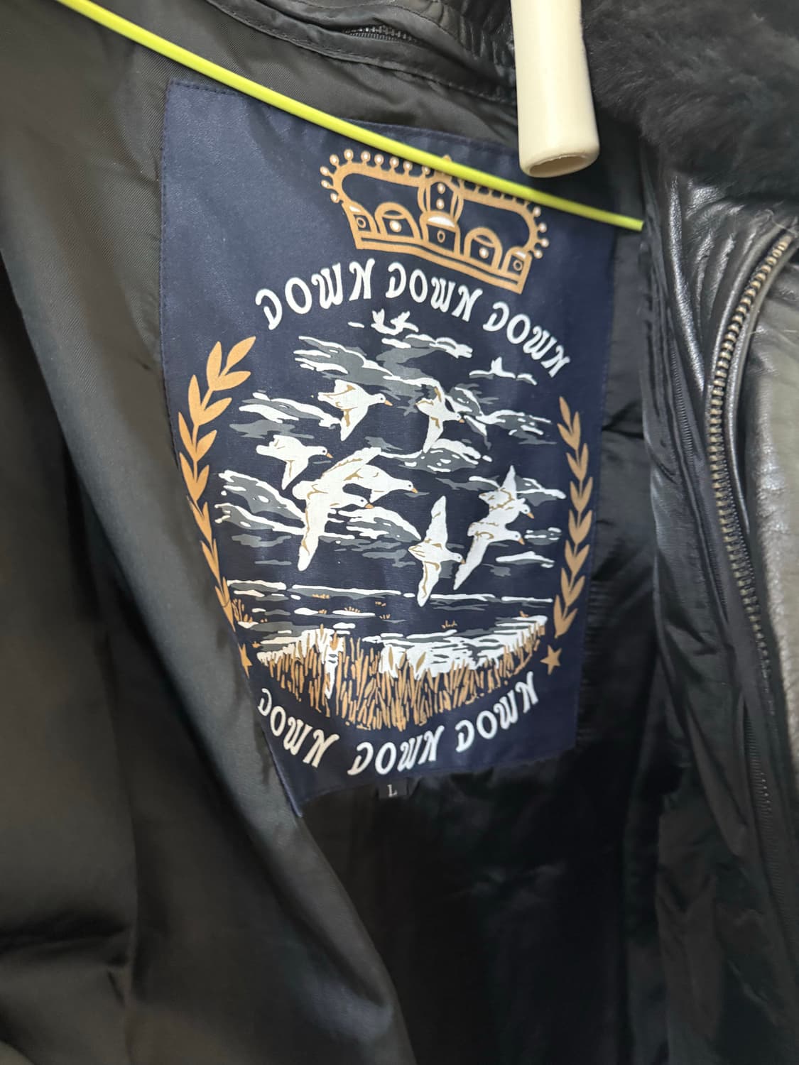 양가죽양털오리털자켓새것 상품이미지6