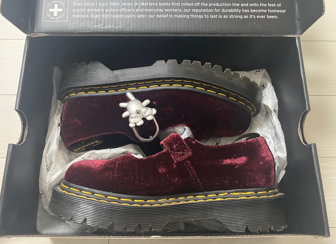 닥터마틴 x 헤븐 바이 마크 제이콥스 아디나 DS 벡스 슈즈 레드 상품이미지2