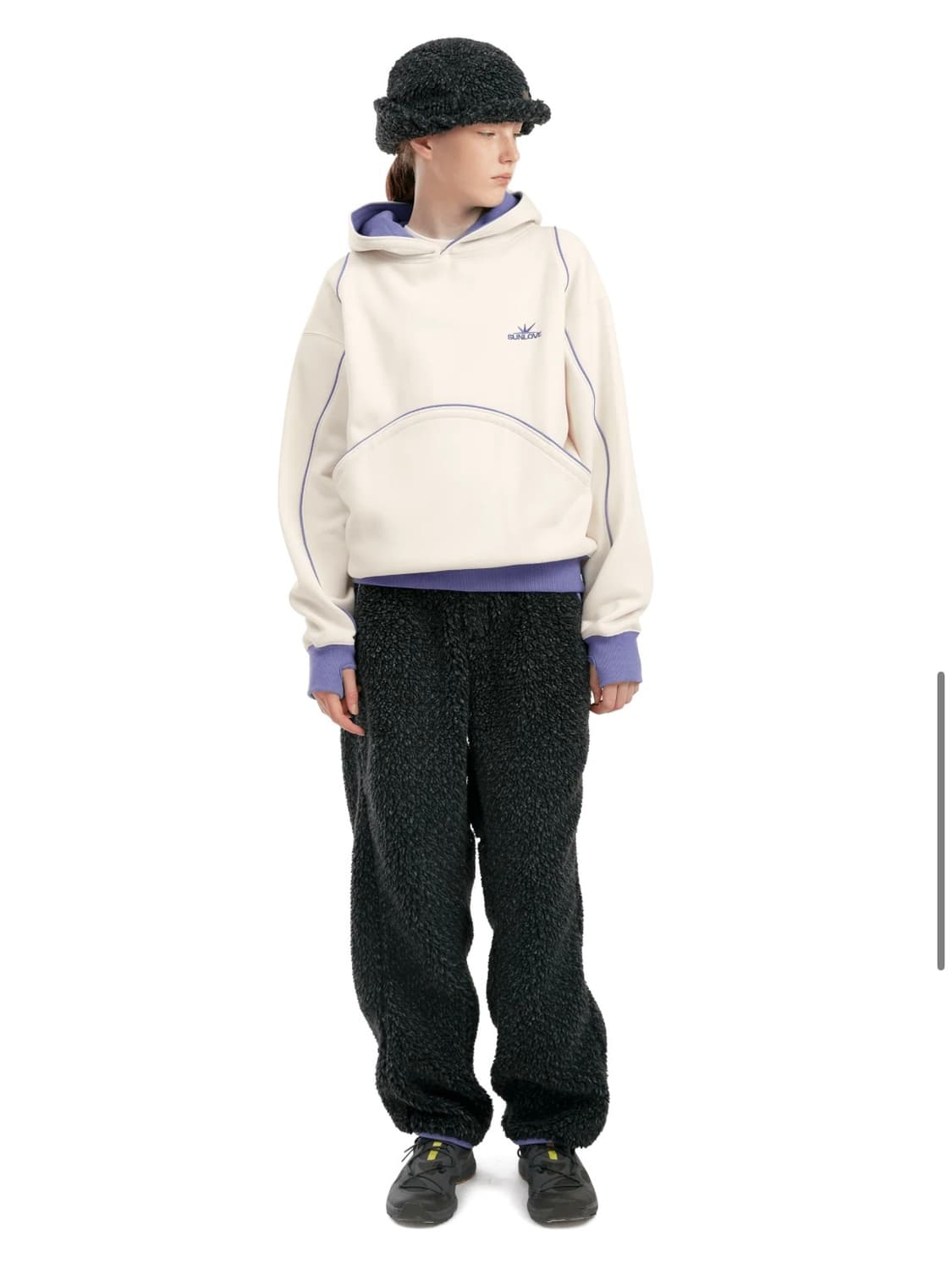 썬러브 후리스 바지 S 상품이미지3