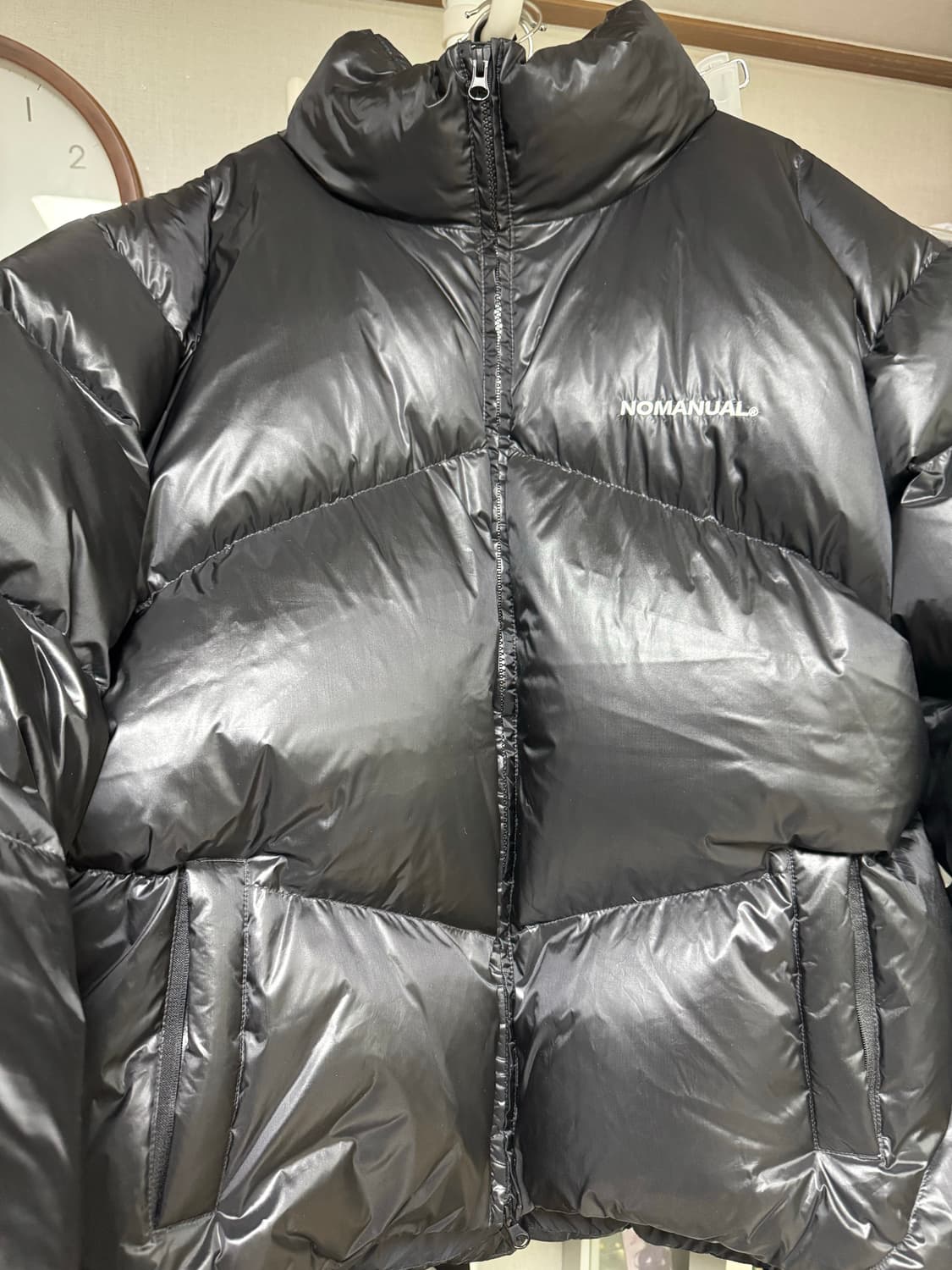 노매뉴얼 스카디 덕다운 패딩 글로시 XL 상품이미지2