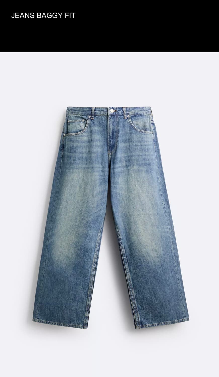 자라 배기핏 진 상품이미지1