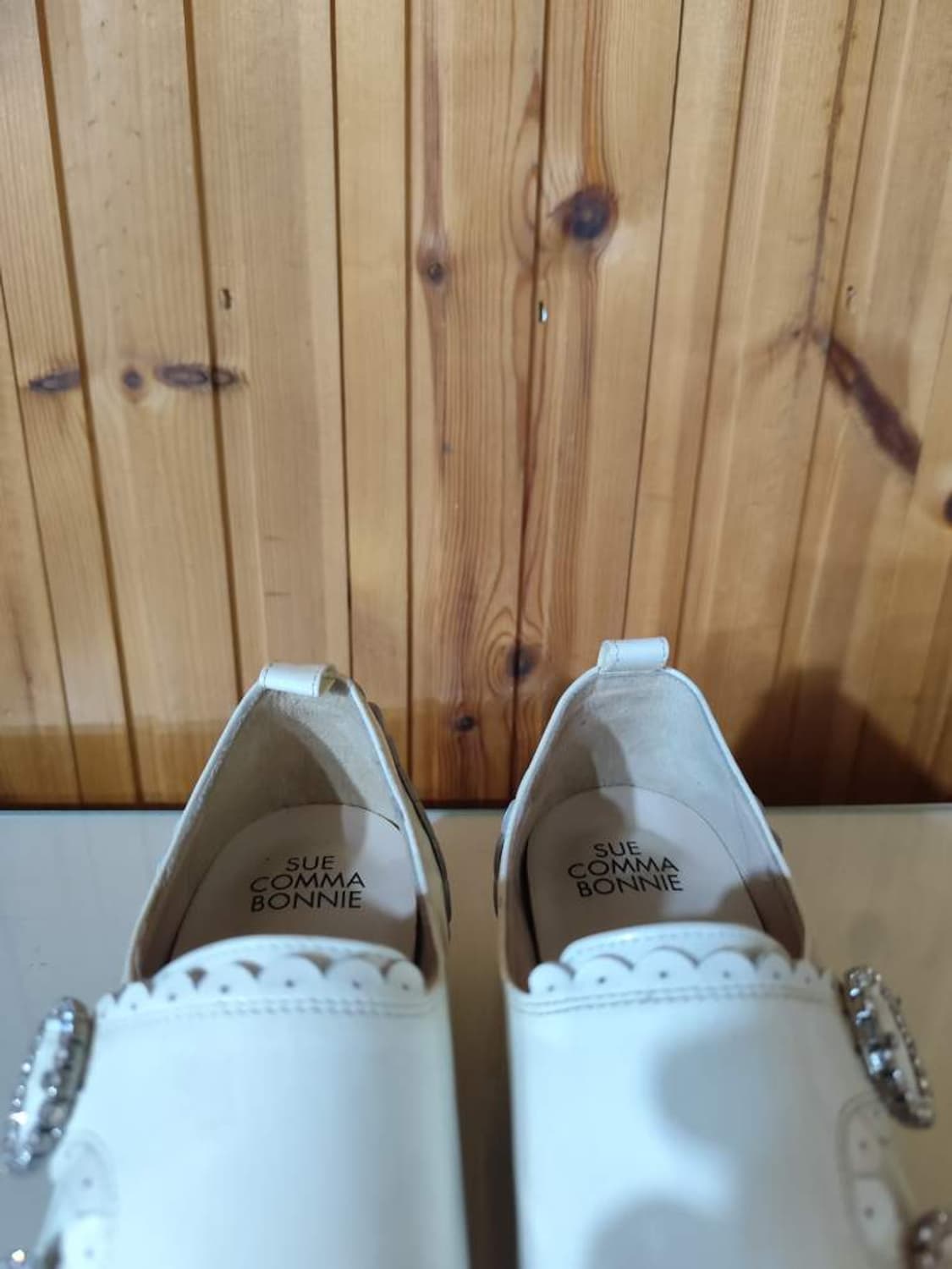 36 230mm 슈콤마보니 에나멜 더블버클 로퍼 구두 상품이미지5