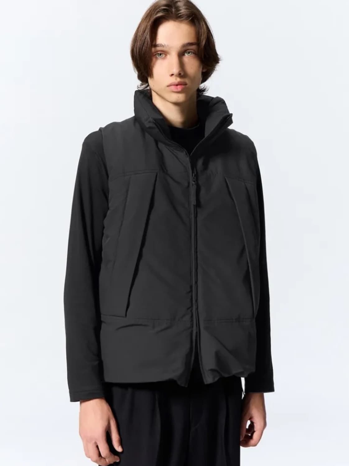 GU 히트 패딩 베스트 블랙 XL 상품이미지4