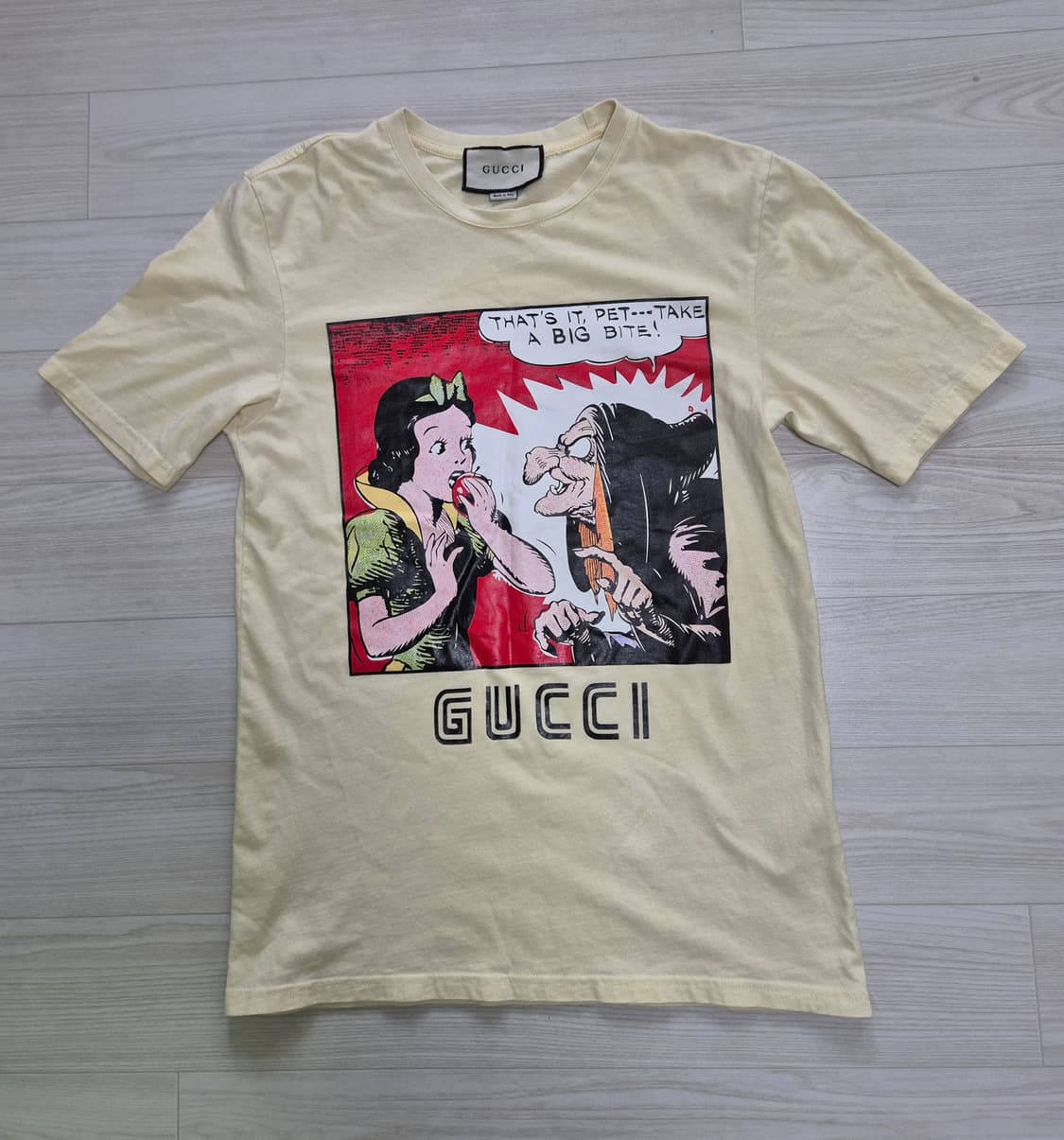 (정품) 구찌 Gucci 디즈니 반팔 코튼 티셔츠 M 상품이미지1