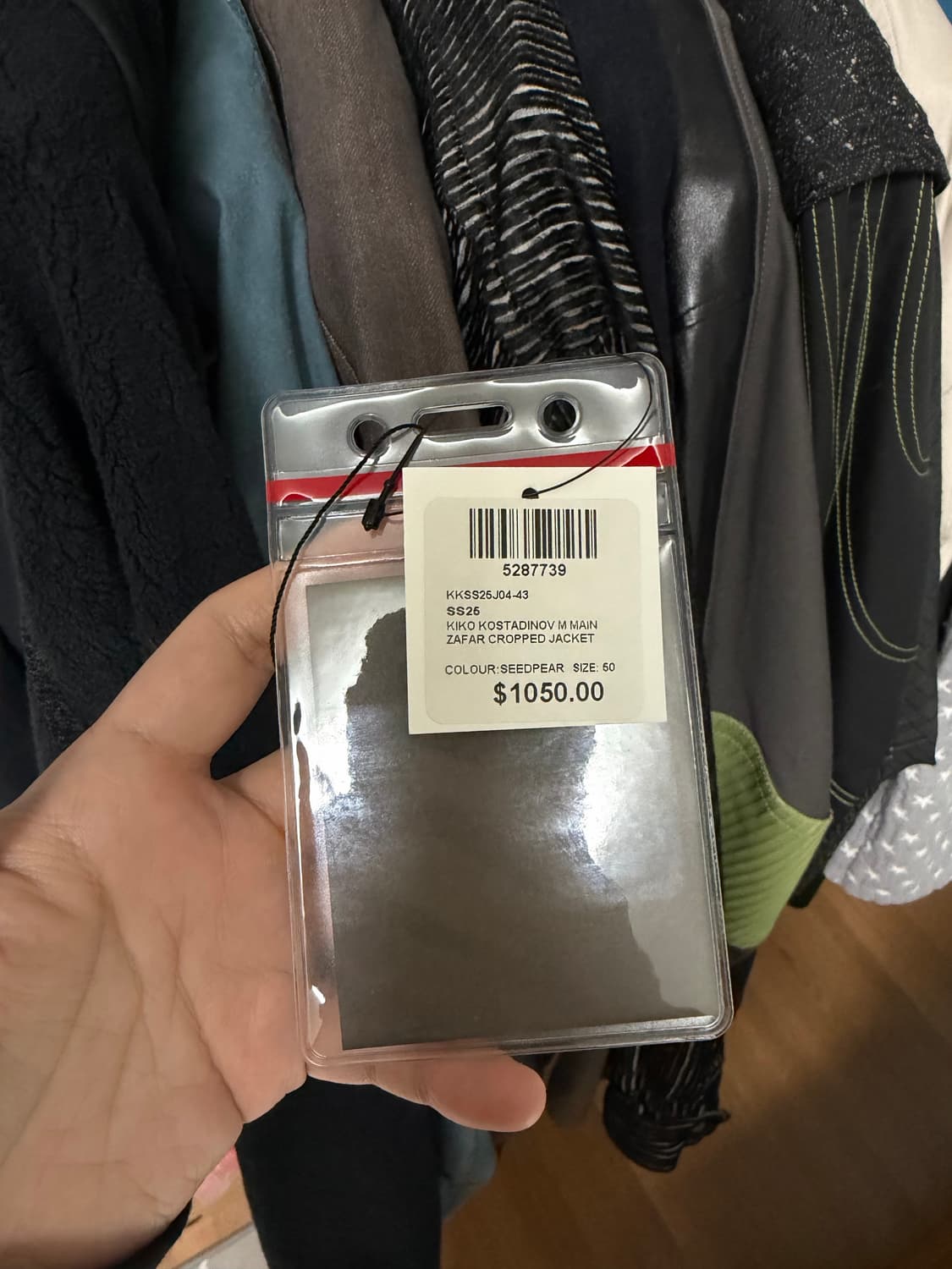 (50) 25ss 키코 코스타디노브 자파 크롭 자켓 아이보리 상품이미지7