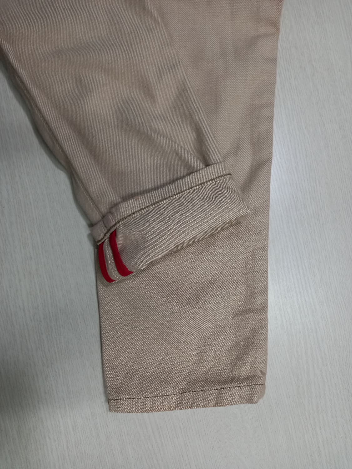 29 새상품 Lee Cooper 하이웨이스트 슬림일자진 베이지29-533 상품이미지5