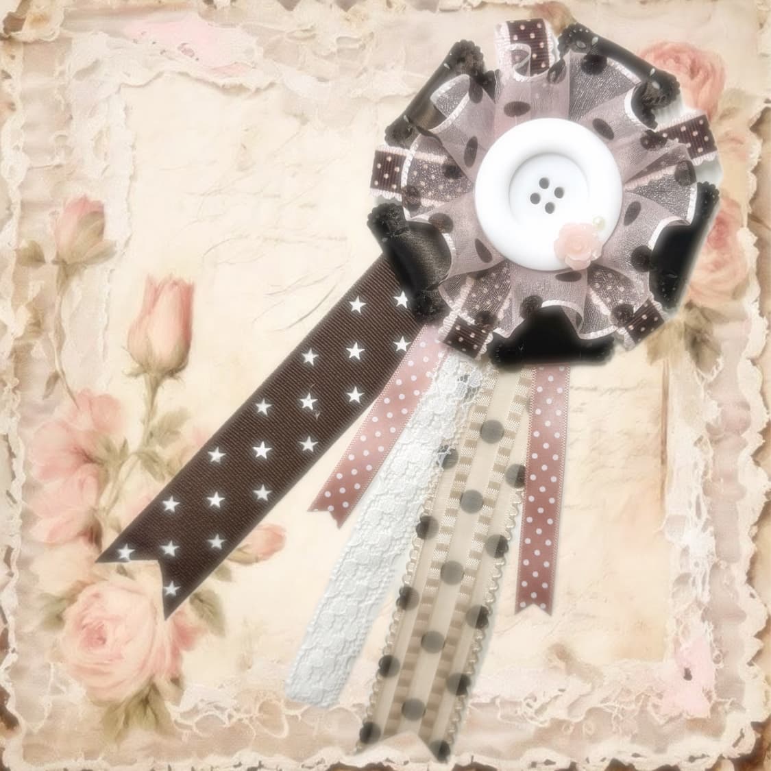 모리걸 코어 초코 갸루 하구미 로제트🤎🍨🧋 상품이미지1