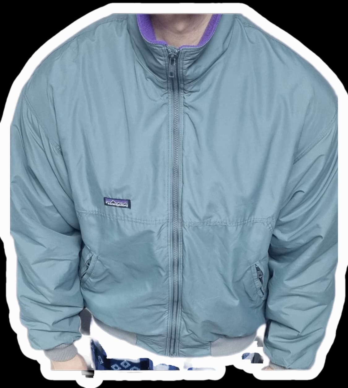 파타고니아 쉘 신칠라 봄버 세이지그린 퍼플  L 상품이미지8