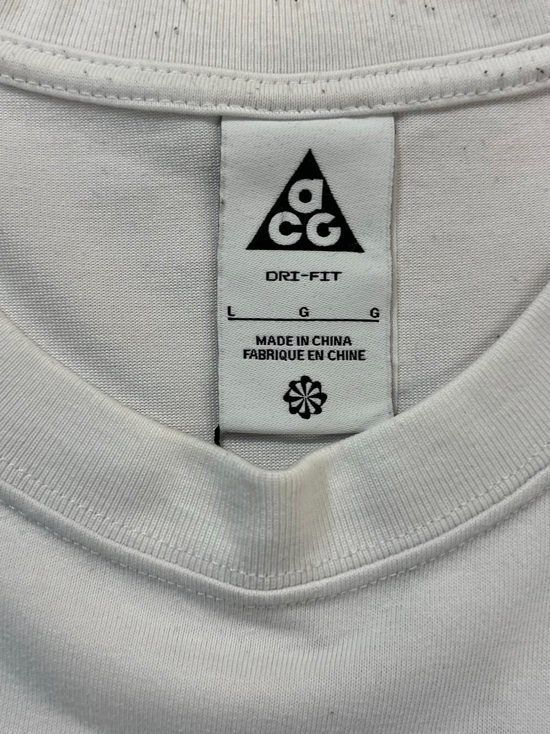 나이키 ACG 반팔티 화이트 L #csz499 상품이미지3