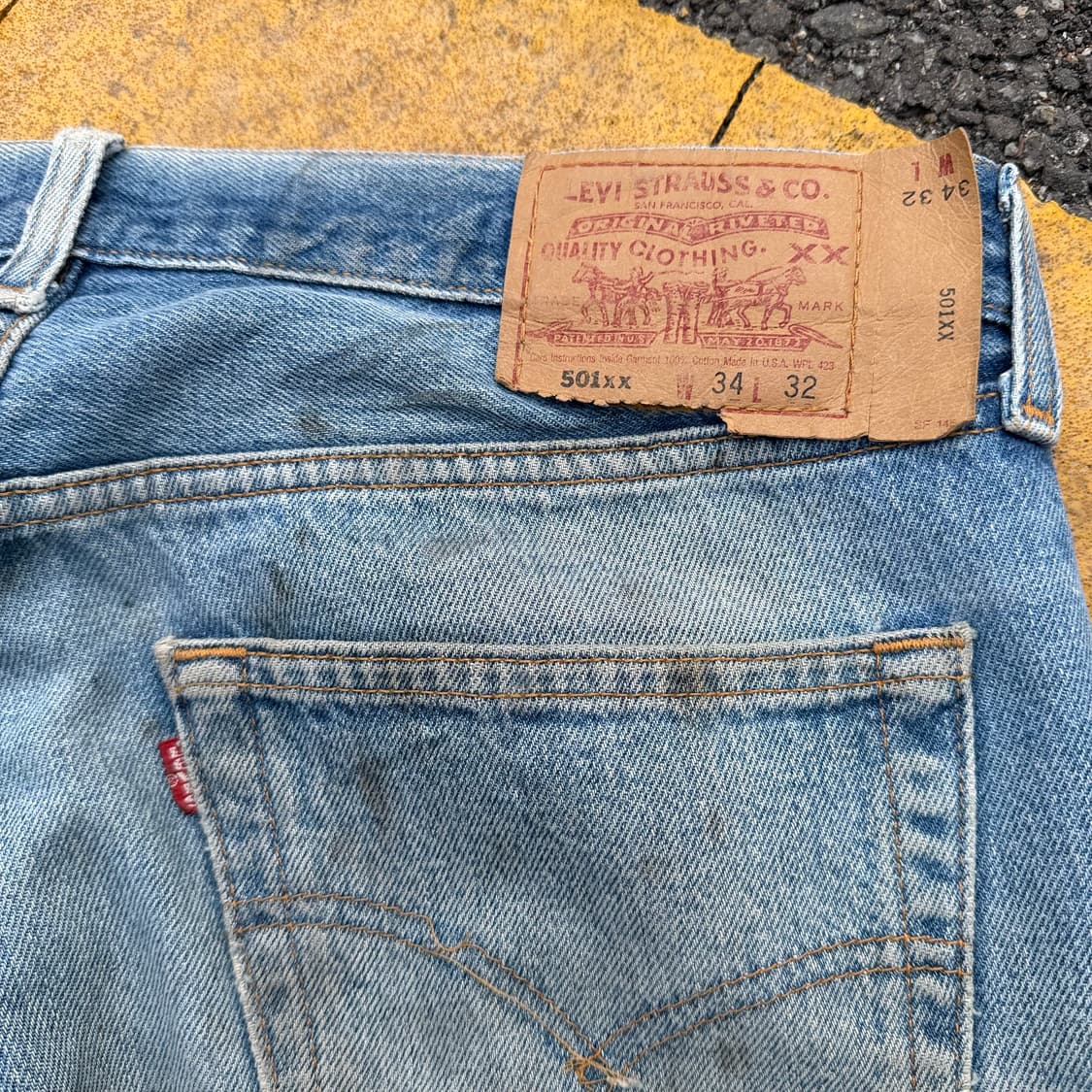 90s USA 빈티지 리바이스 501 W34 L32 상품이미지9