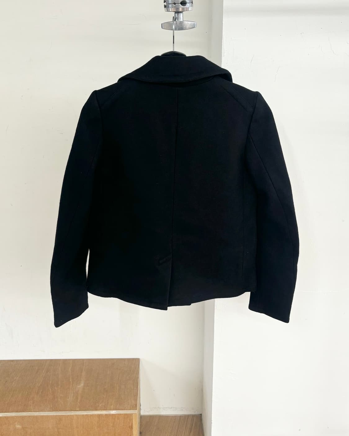 폴로 랄프로렌 블랙 울 블렌드 피코트 상품이미지6