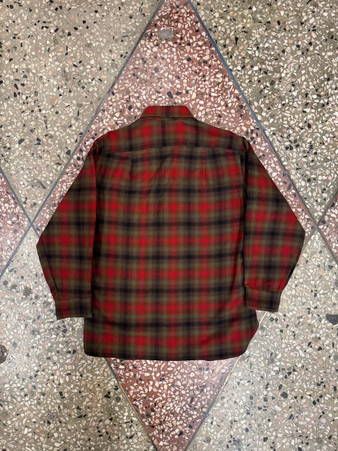 50s 펜들턴 옴브레 로지 셔츠 (M) 상품이미지2