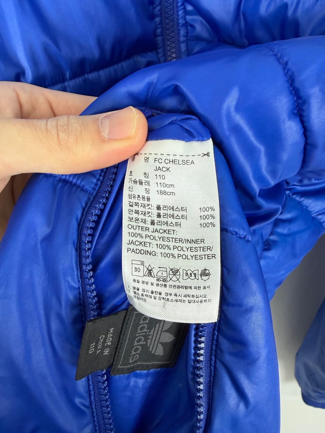 a30) 아디다스 첼시fc 리버시블 패딩 자켓 상품이미지8