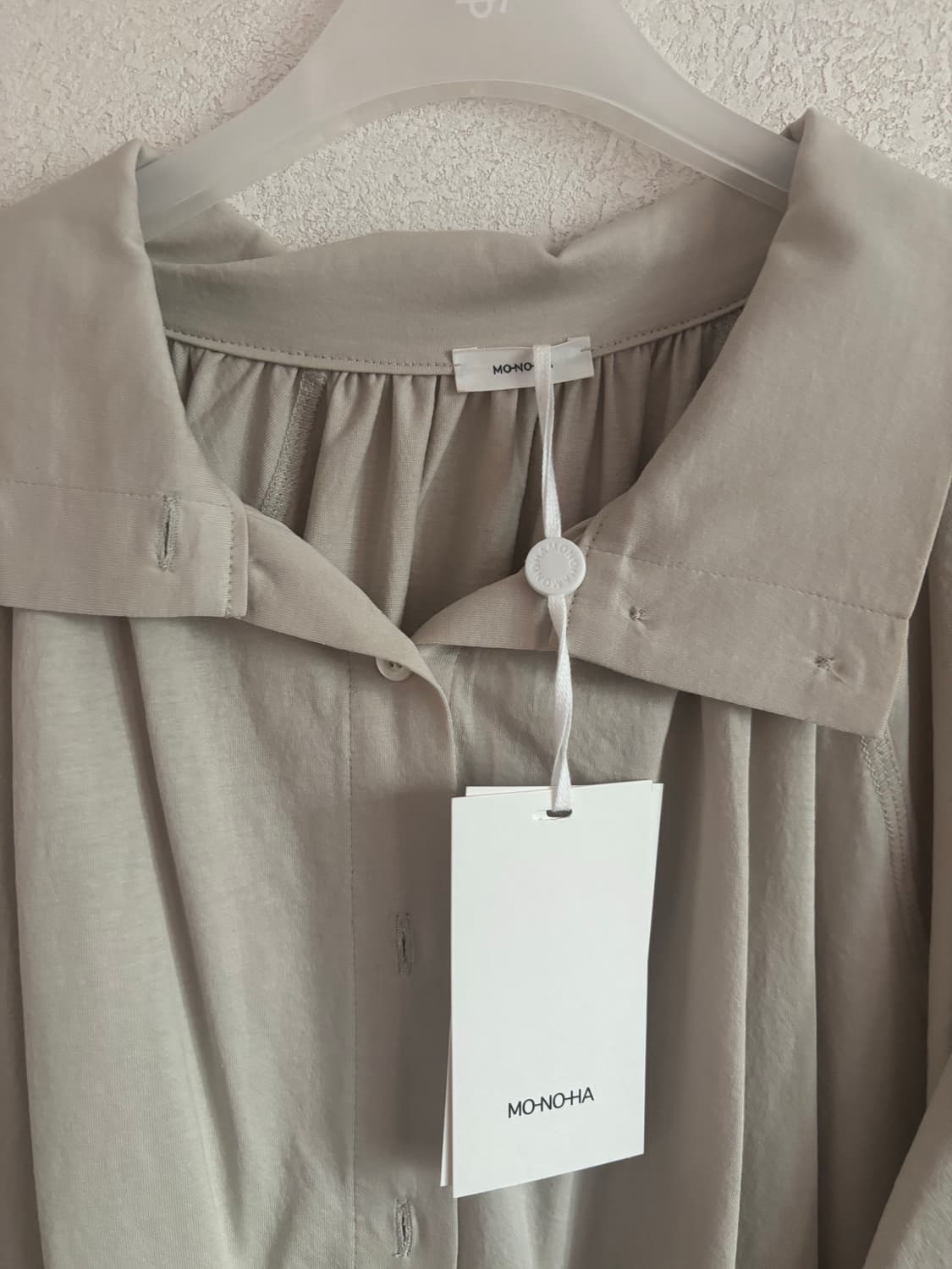 모노하 하이넥 블루종 블라우스 상품이미지4