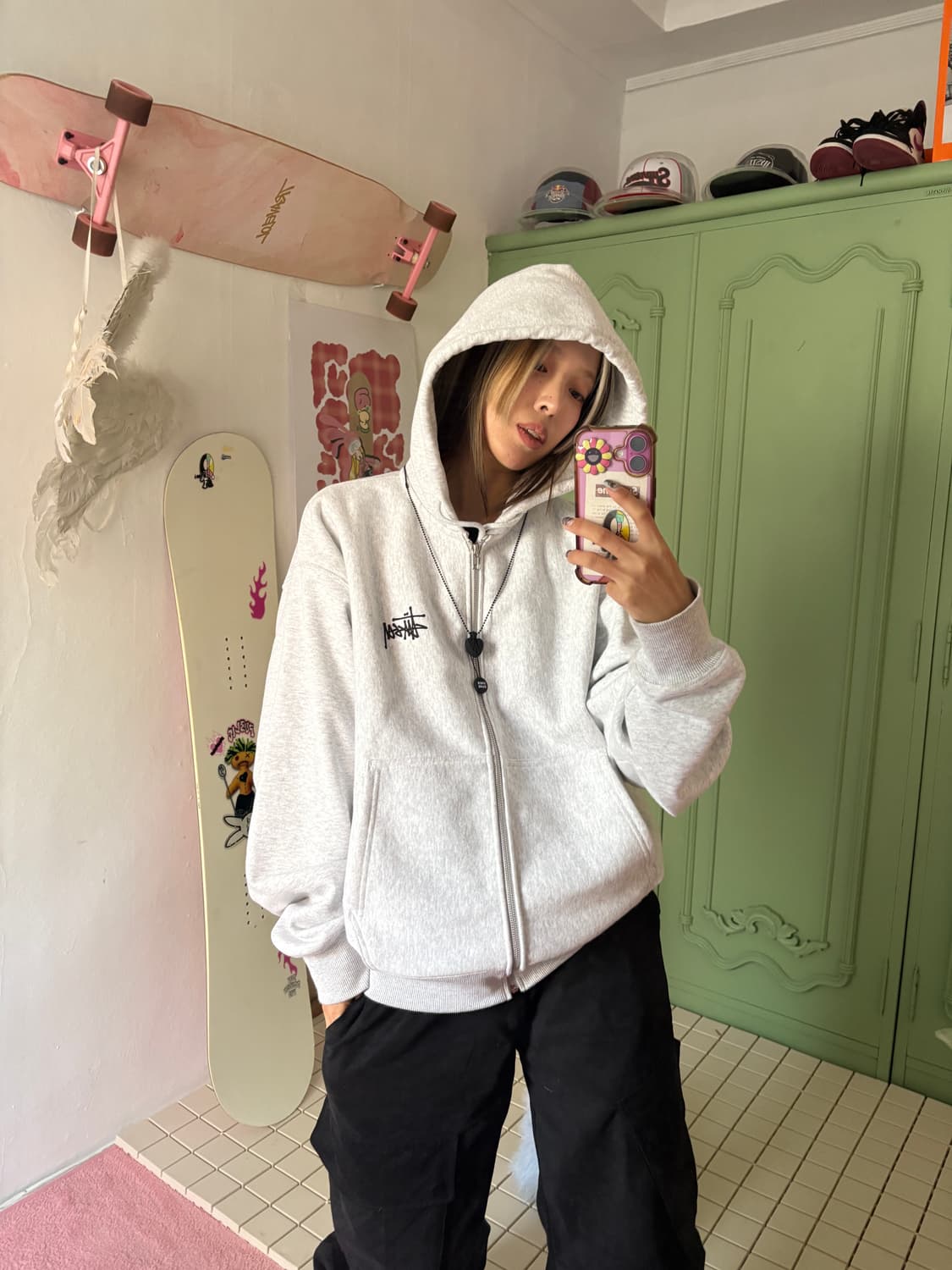 크롬히츠 목걸이 (블랙심장) 상품이미지3