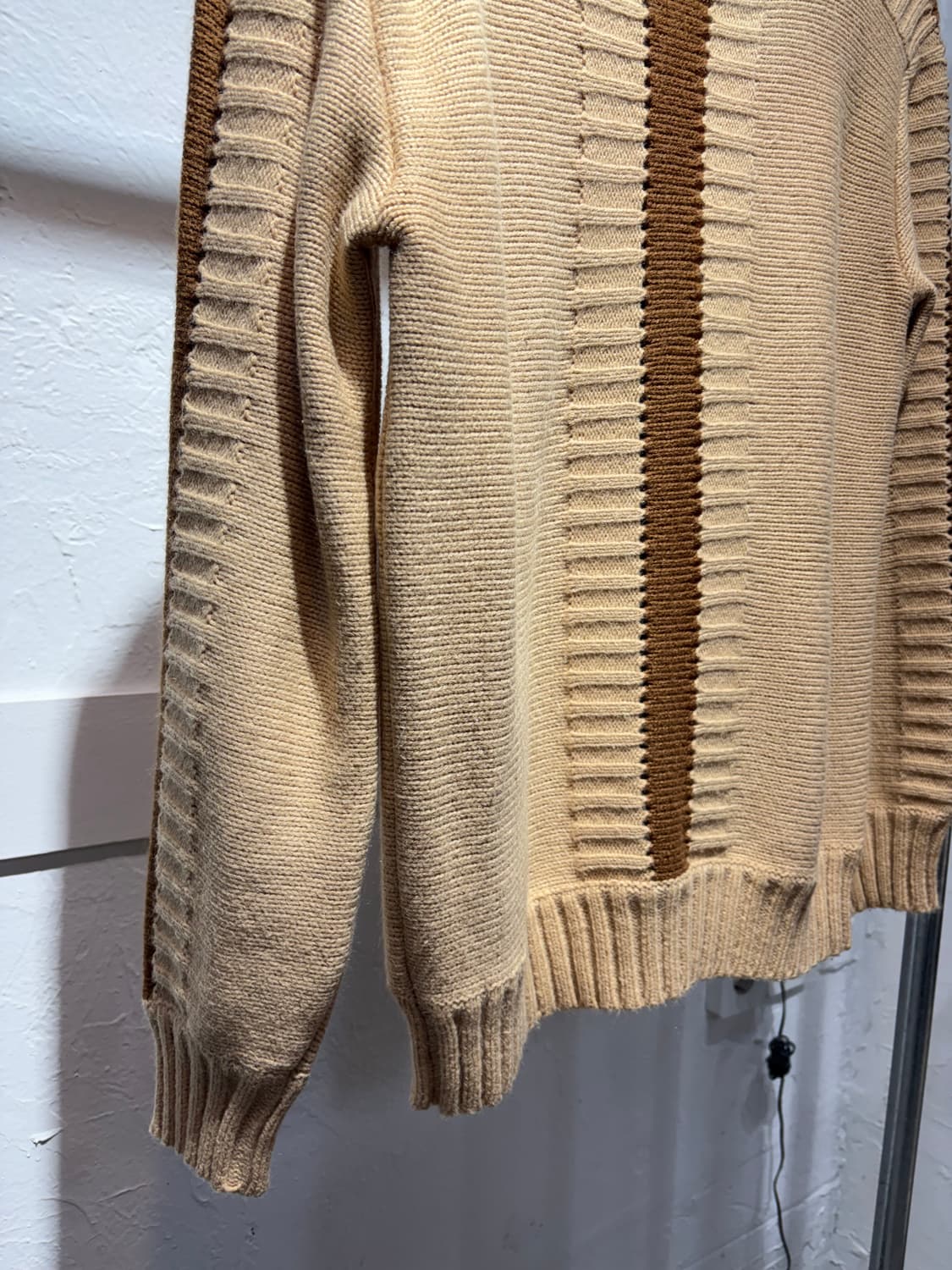 90s Courreges homme 꾸레쥬 옴므 울 니트 상품이미지5