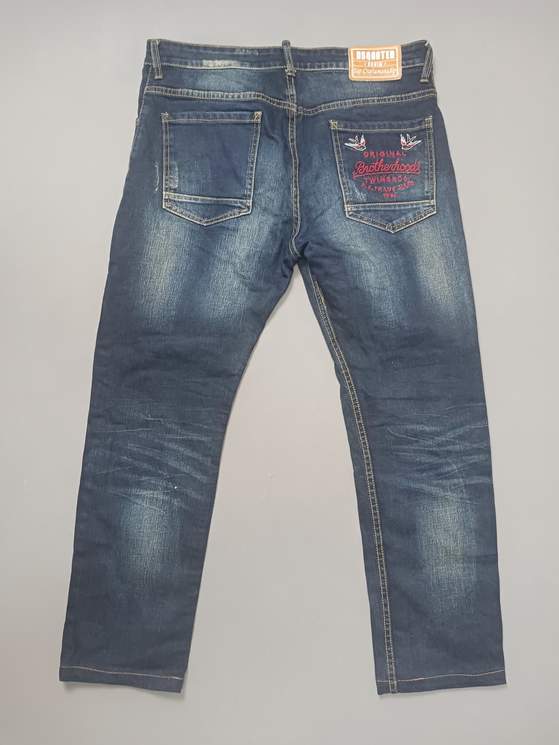 [36] 디스퀘어드2 녹워싱 자수패치 슬림진 청바지 상품이미지7