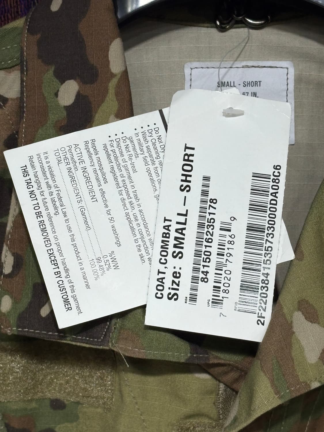 미군 멀티캠 ocp 상의 신품 상품이미지5