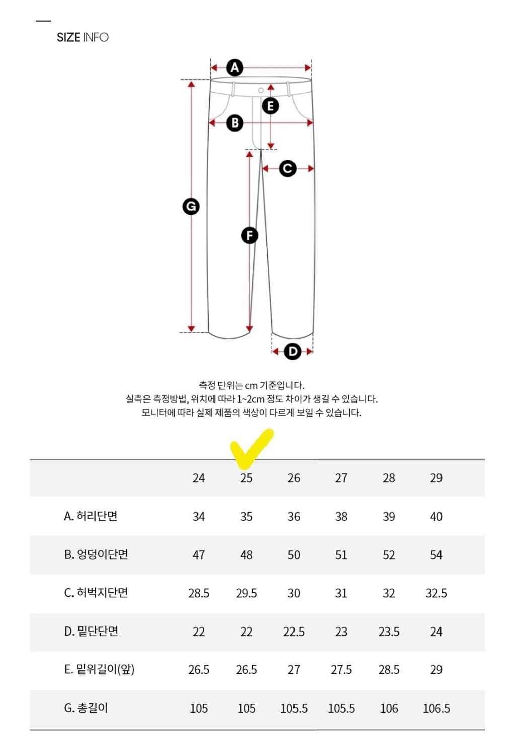 캘빈클라인 청바지 상품이미지6