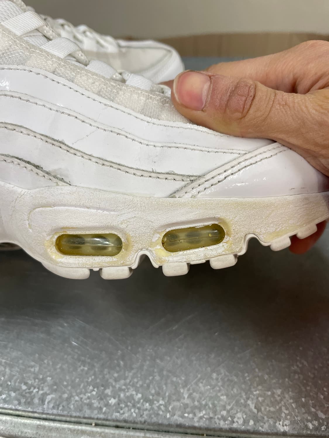 나이키 에어맥스 95 OG 화이트 250 상품이미지7