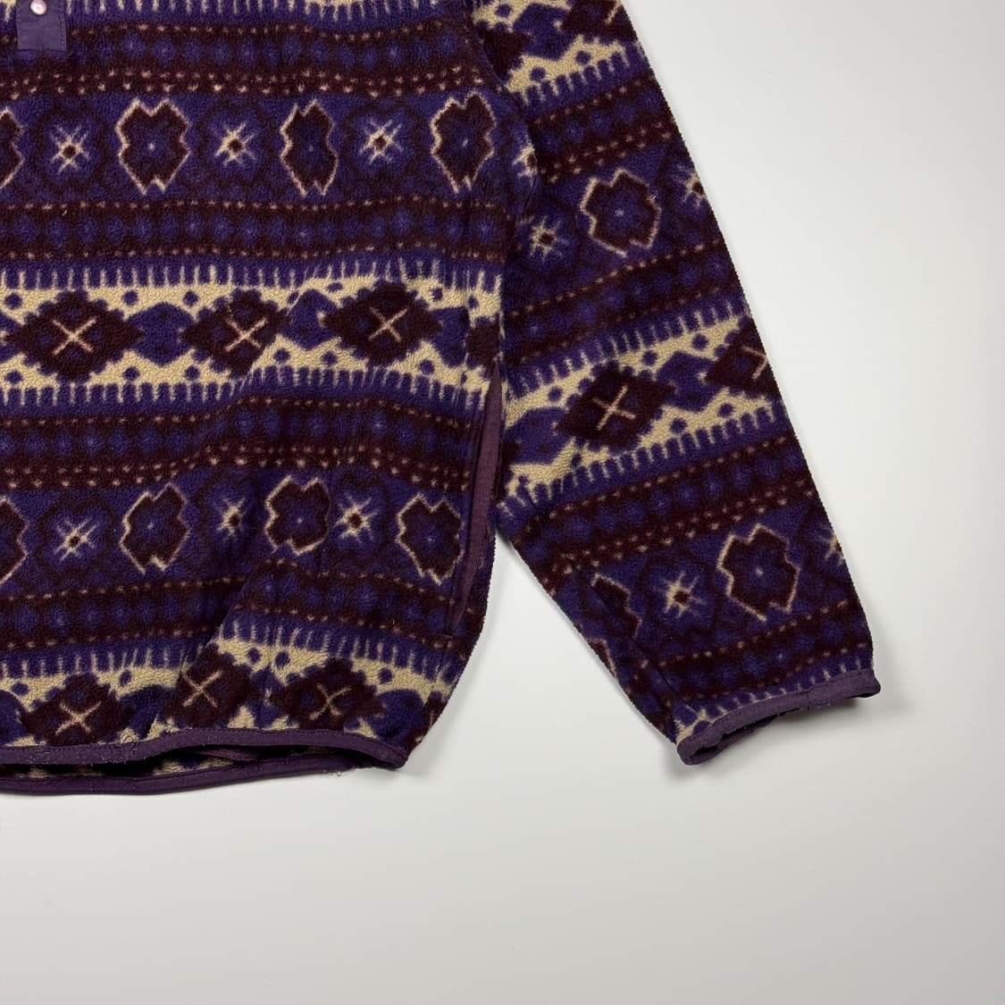 (105) 80s 엘엘빈 아즈텍 플리스 풀오버 상품이미지5