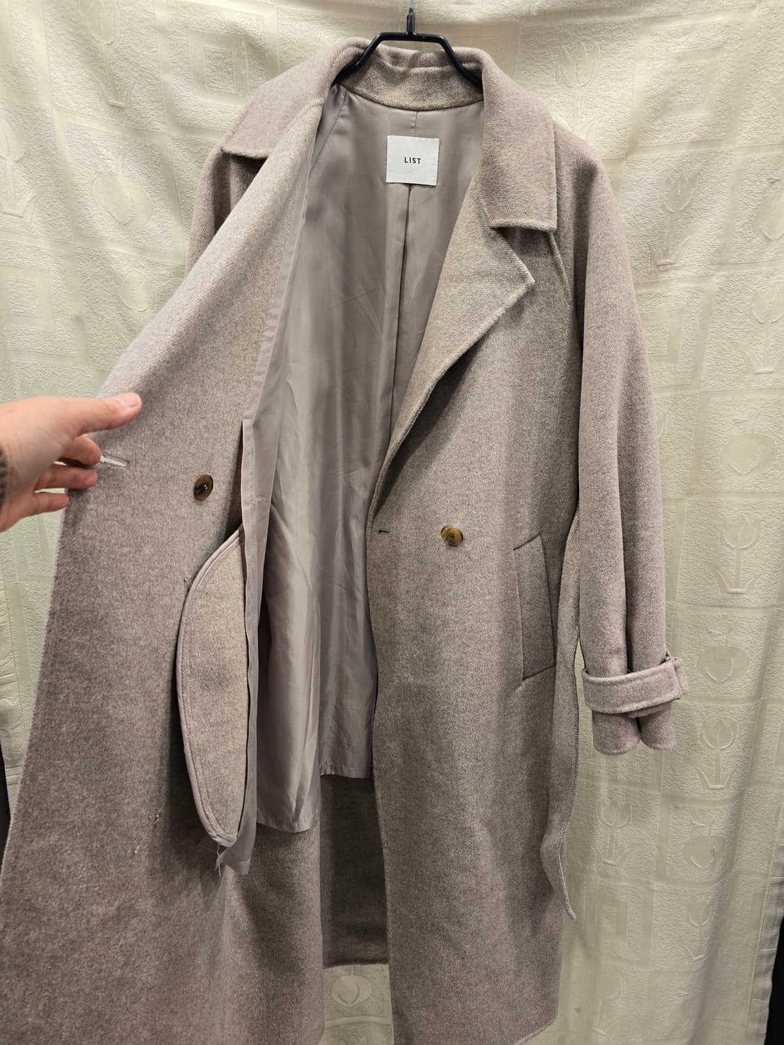 리스트 LIST 롱 코트 S~M 상품이미지8