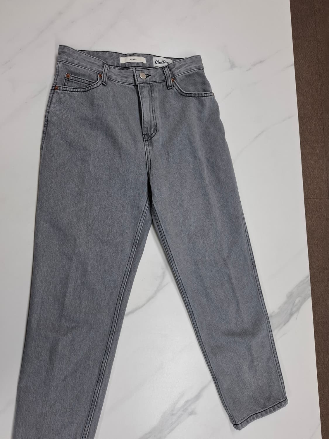 BOWEN 콘밀 데님 그레이 M 상품이미지5