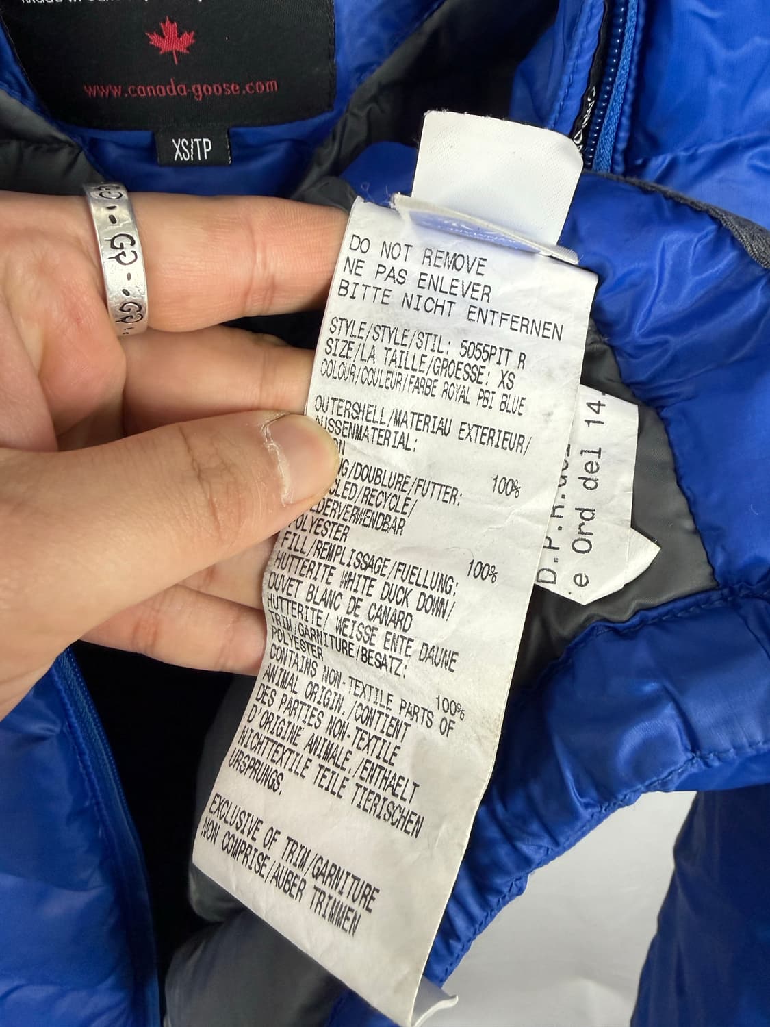 캐나다구스 PBI 롯디 후디 덕다운 패딩 XS 상품이미지6