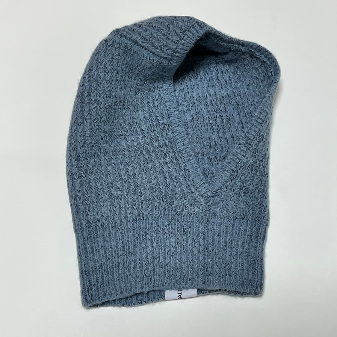 새상품 | STUDIO SALT 니트 바라클라바 블루 상품이미지2