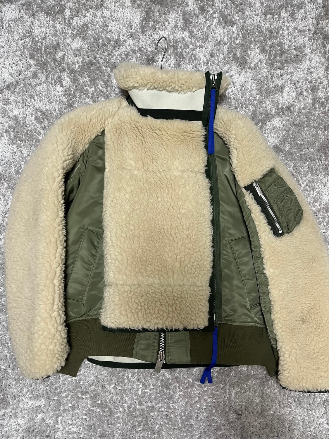 sacai 시어링 자켓 상품이미지2