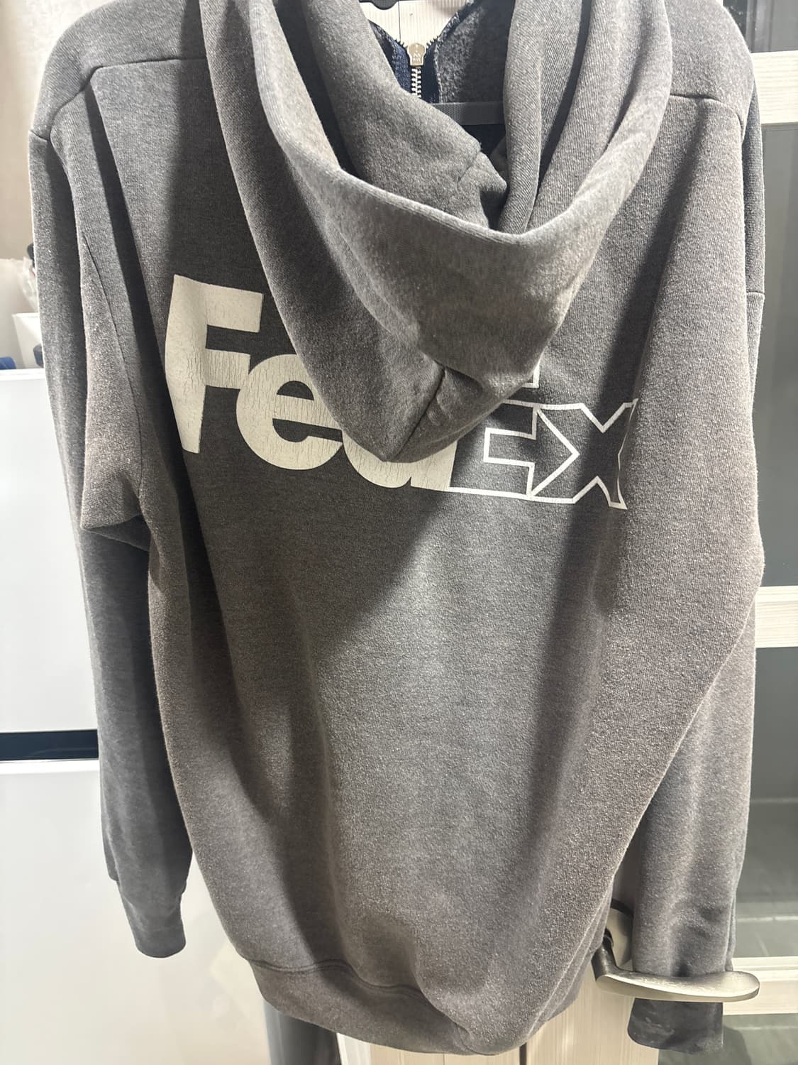 90s fedex 후드집업 그레이 xl 상품이미지2