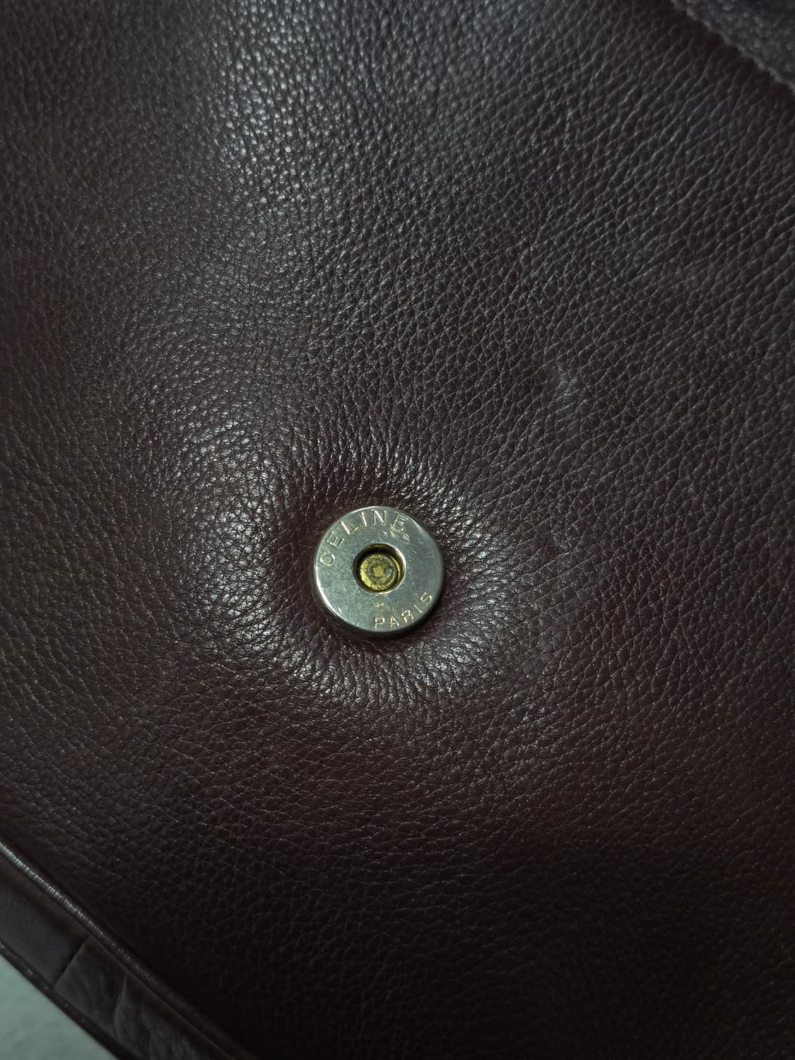 Celine 셀린느 브라운 레더 크로스백  상품이미지8