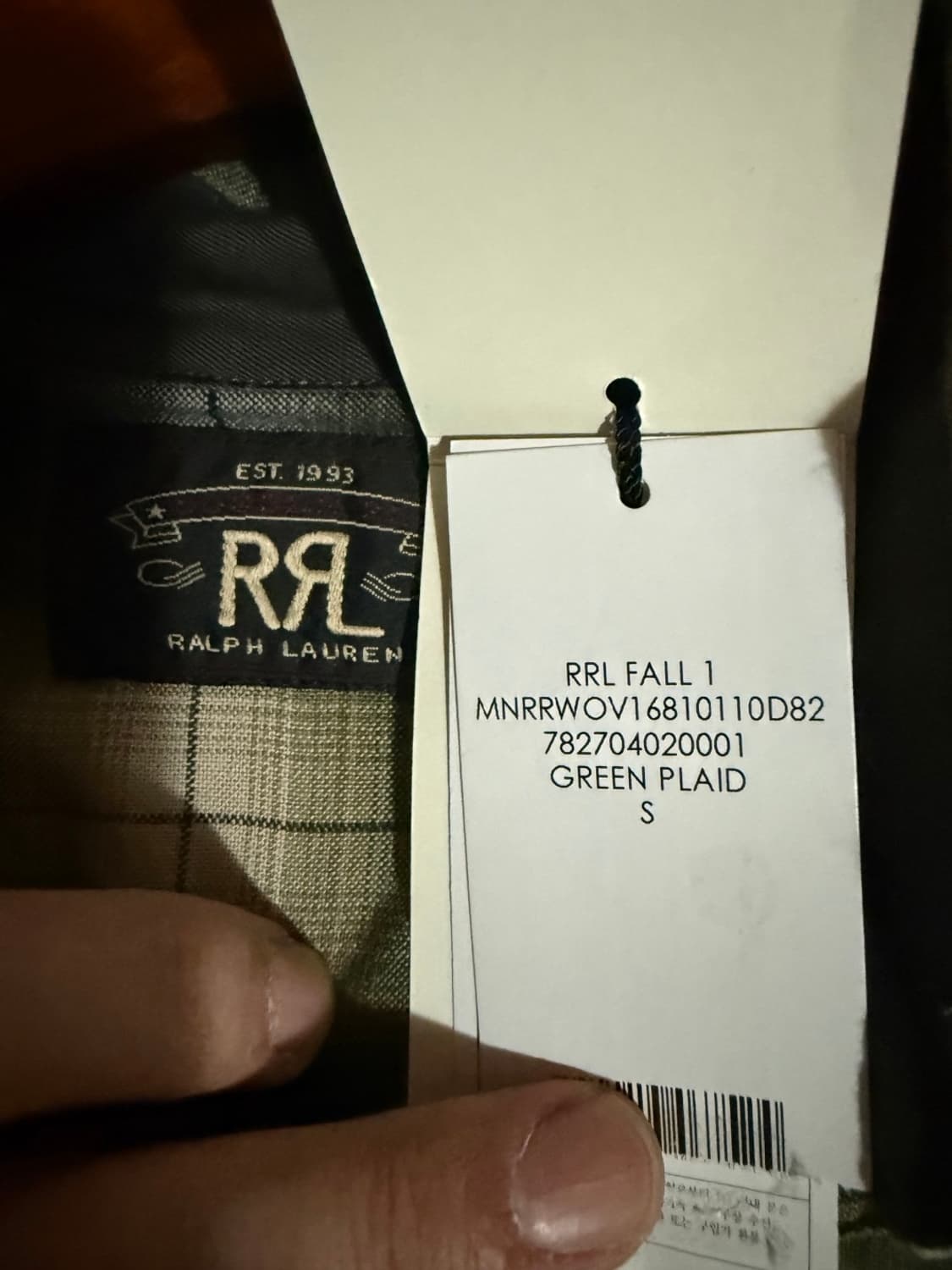 RRL 옴브레 체크 워크셔츠 상품이미지3