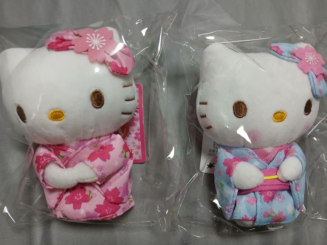 산리오 기모노 키티 인형 새상품 상품이미지1