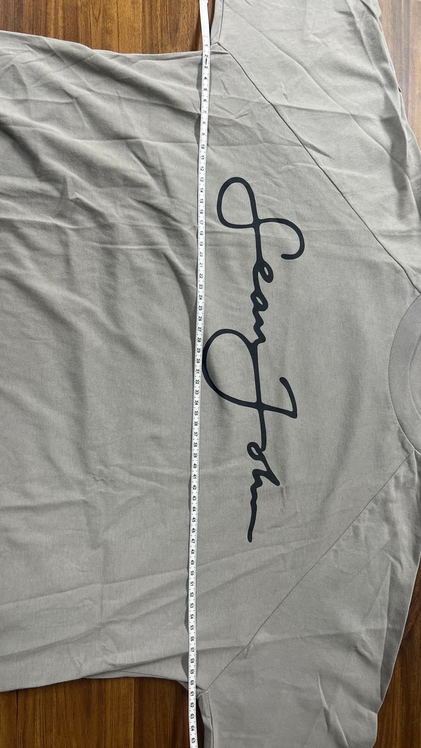 (새상품)이지 X 션존 티셔츠 모카 3사이즈 상품이미지5