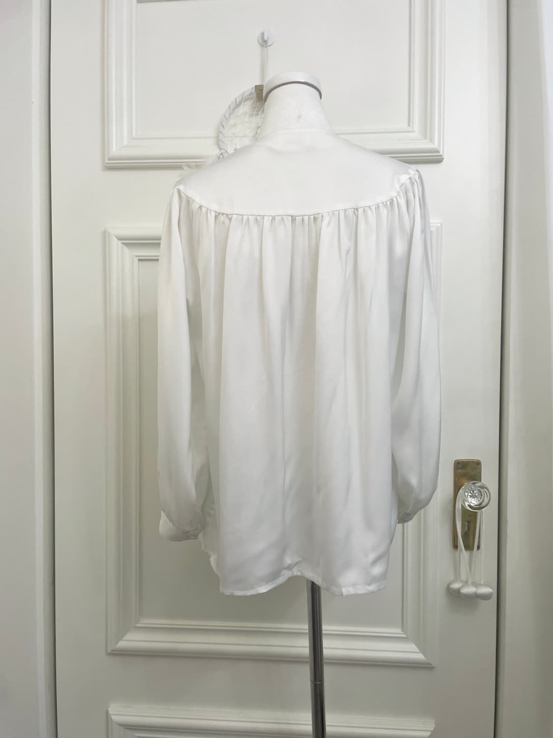 sheer mintblue button point opc&white sh 상품이미지10