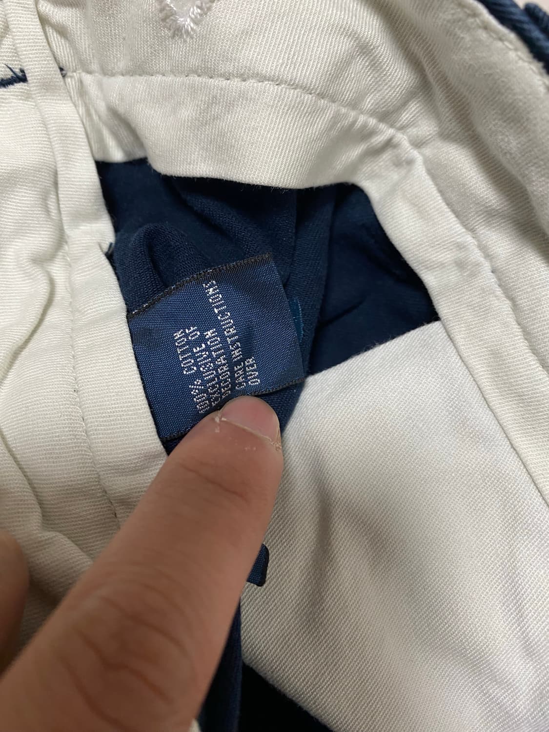 빈티지 90s 폴로 랄프로렌 프레스턴 치노 팬츠 네이비 상품이미지7