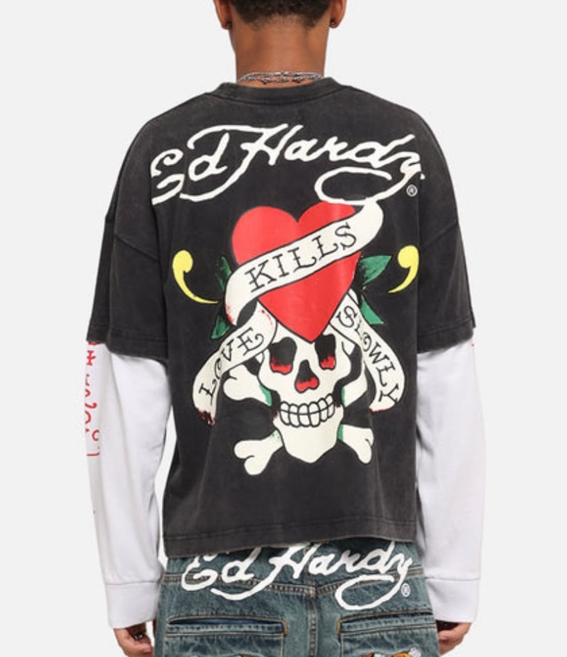 [새제품] 에드 하디 롱슬리브 긴팔티 상품이미지1