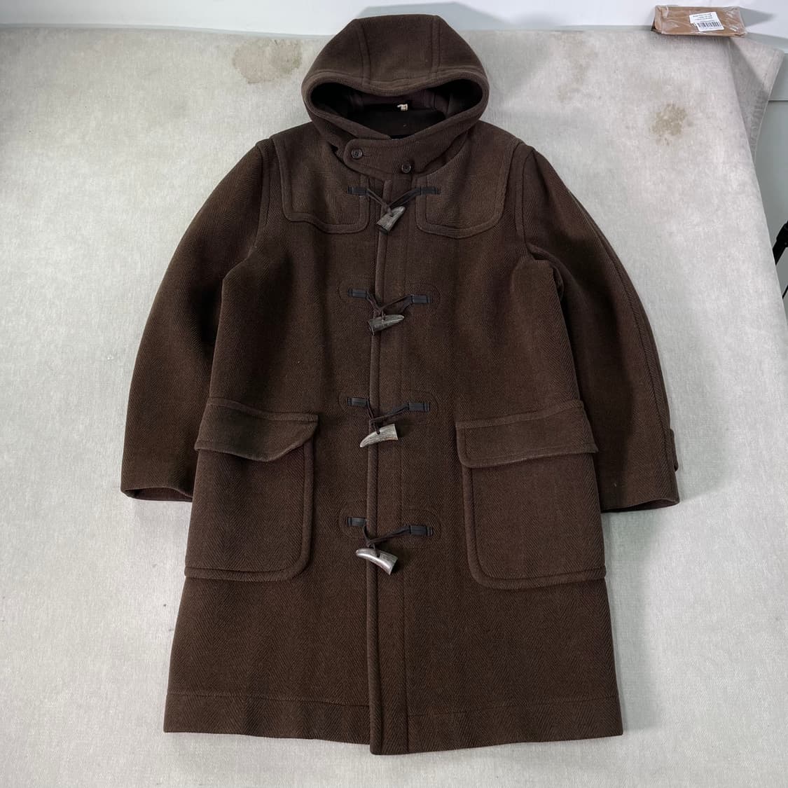 105 버버리 떡볶이 후드 코트 상품이미지1