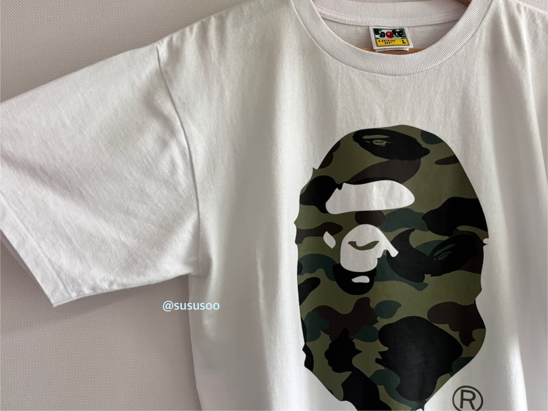 BAPE 1st 카모 By Bathing Ape 베이프 티셔츠 (L) 상품이미지6