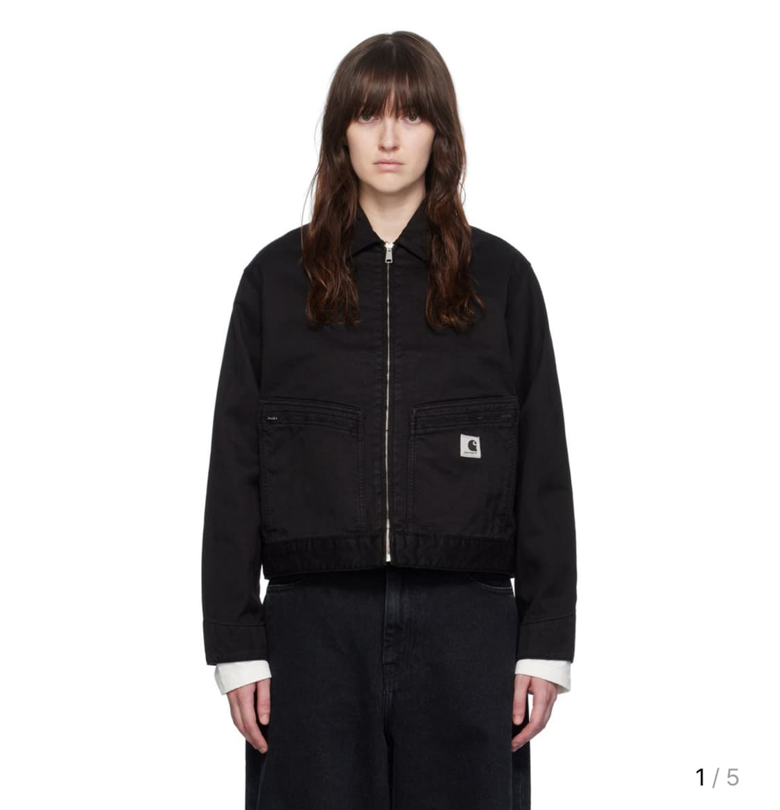 칼하트 W NORRIS 자켓 M사이즈 블랙색상 상품이미지3