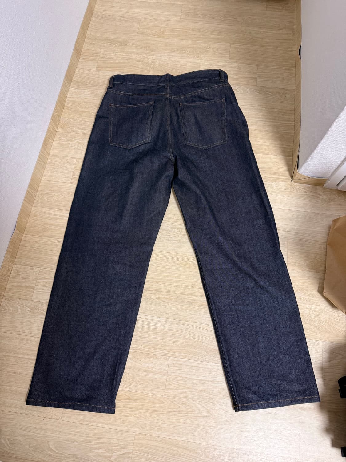 비슬로우 원턱 인디고 데님 상품이미지2