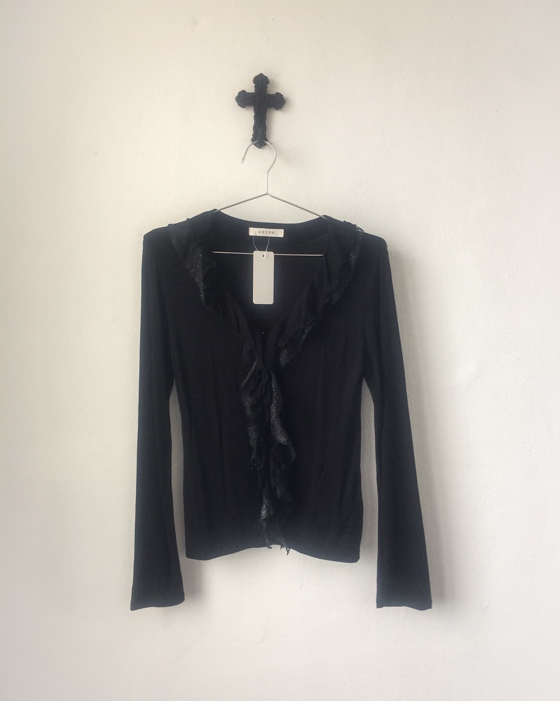 Ruffle point cardigan 상품이미지2