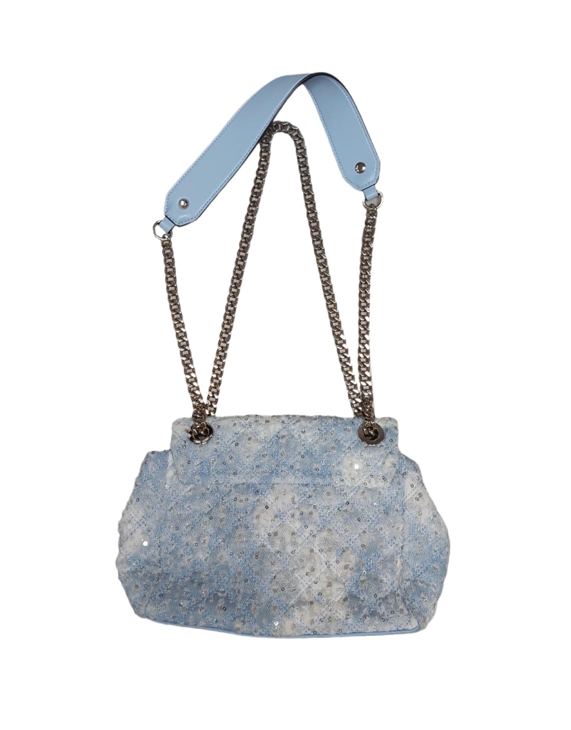 게스 GUESS 미니 플랩 퀼팅백 갸루 핀터깔 상품이미지4