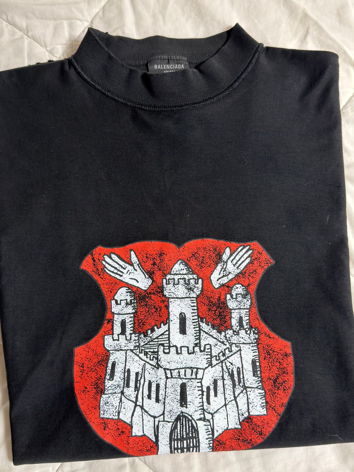 발렌시아가  한정판 엔트워프 반팔 size 1 상품이미지5